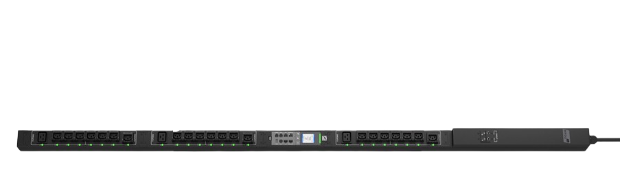 MPDU PRO - 20xC13+4xC19++2x1P 16A Hydraulic circuit breaker,IEC60309 230V 32A （2P+E）plug with 3m cord
