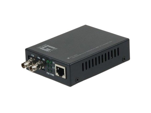 Media Conveter - 10/100BASE-TX to 100BASE-FX MMF ST Converter, 2km 