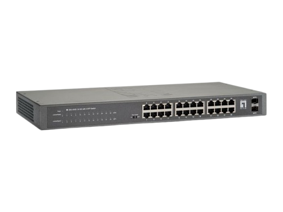 26-Port Gigabit Switch, 2 x SFP