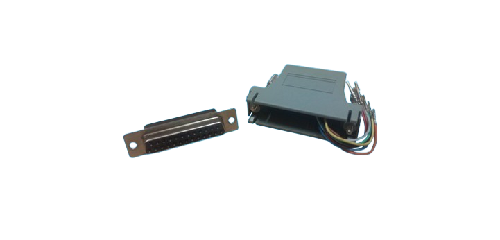 Adapter - DB25F to RJ45 - Black
