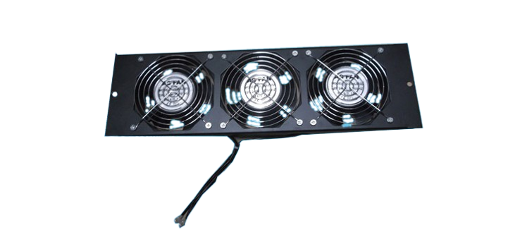Top & Bottom - Fan Plate - 3 x230V AC Fan
