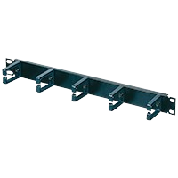 1U Cable Management panel - Plastic Ring type