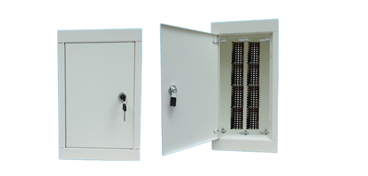 Telecom DB with mounting frame, 400X2
